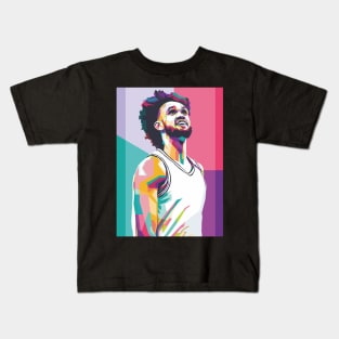 Derrick White FAN ART Kids T-Shirt